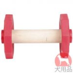 犬　訓練　ダンベル(650g、赤色)