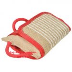 ジュートカバー付噛むクッション(30cmx20cm)