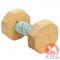 犬　おもちゃ　ダンベル(650g, 巻き糸付)