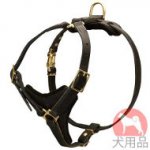 通気性が良いY型革　ハーネス