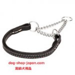 犬用ハーフチョーク　革
