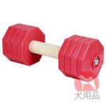 赤色の犬訓練用ダンベル(2000g)