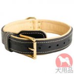 ダブルレザー首輪(ナッパ革の裏地)