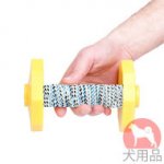 プラスティックダンベル、糸巻き付き(650g)