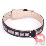 大型犬用ダブルレザー　首輪