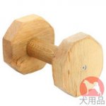 犬　ダンベル　木(650g)