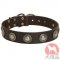 コンチョ付き犬　首輪(40mm)