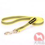 犬　ラバーリード　黄　大型犬の訓練に最適！