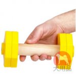 大型犬　ダンベル(1000g、黄)