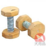 犬訓練用ダンベル(1000g,糸巻き付)