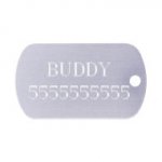 プレート型迷子札