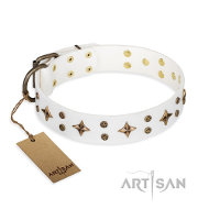 FDT Artisan Bright stars 白革首輪 FDT Artisan Bright stars 白革首輪