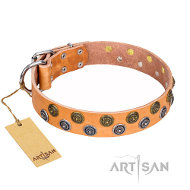 FDt Artisan Precious Sparkle ヌメ革首輪 FDt Artisan Precious Sparkle ヌメ革首輪