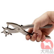 本革首輪や犬用ハーネスのサイズを調整のための穴あけパンチ