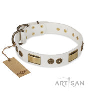 FDT Artisan 'Golden Avalanche' アートの犬用首輪 FDT Artisan 'Golden Avalanche' アートの犬用首輪
