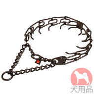 黒染めのステンレスピンチカラー(58cm,3.2mm)