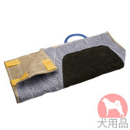 交換カバー(フレンチリネン、革付き)