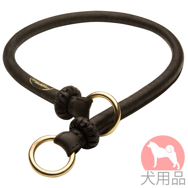 犬用革チョーカー 12mm C Leather Choke 犬用品 犬グッズ 犬訓練用具 犬用品通販 犬用品 犬グッズ 犬 訓練用具 犬用品通販