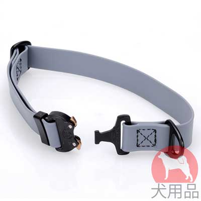 犬　バイオタン首輪　2.5cm　ワンタッチバックル付き　犬訓練に最適！