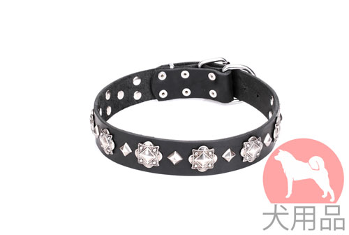 FDT Artisan デザイン首輪　美しいコンチョ付