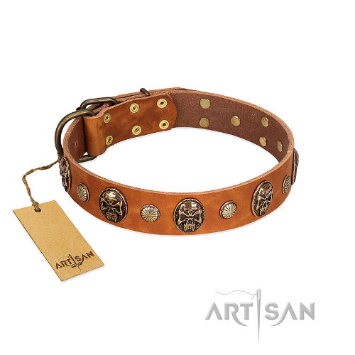 FDT ARTISAN ナチュラルレザー首輪 FDT ARTISAN ナチュラルレザー首輪