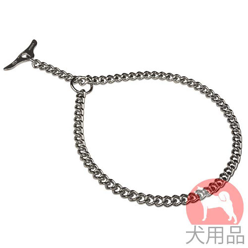 トグル付犬用チョークカラー(3mm)