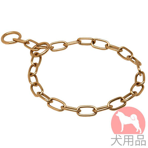 犬　チョークカラー(クロガン、3mm)