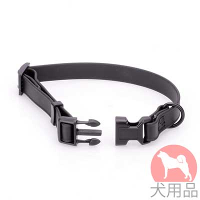 頑丈　犬　首輪　安全なバイオタン製　クイックロックバックル付き