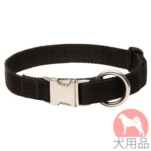 ワンタッチバックル付ナイロン首輪