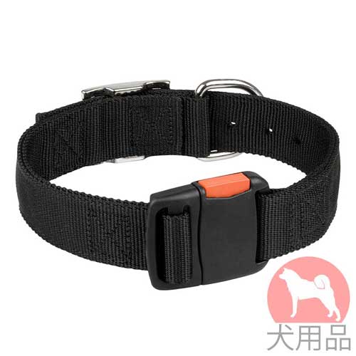 クイックリリースバックル付ナイロン首輪