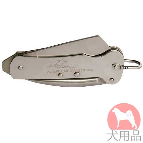 犬のアウトドア用折りたたみナイフ