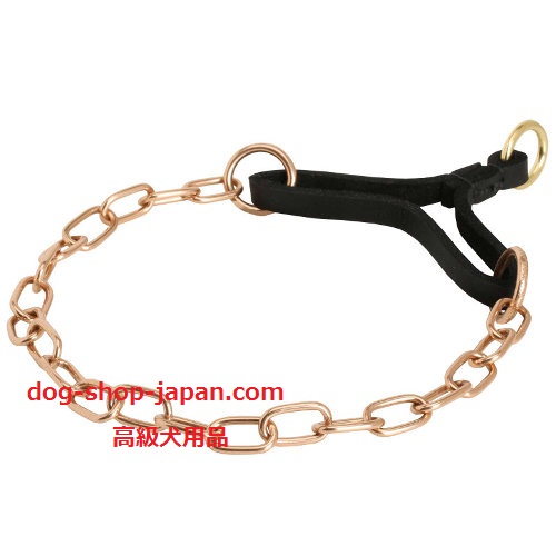 ハーフチョーカー(クロガンと革)