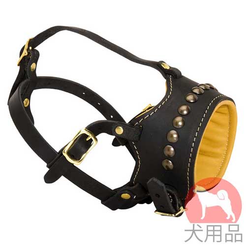 ナッパ裏地付きハーフマズル