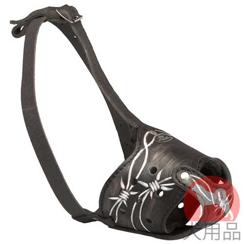 日常用革口輪(有刺鉄線柄)