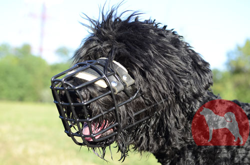 大型犬用口輪　ゴム保護層付