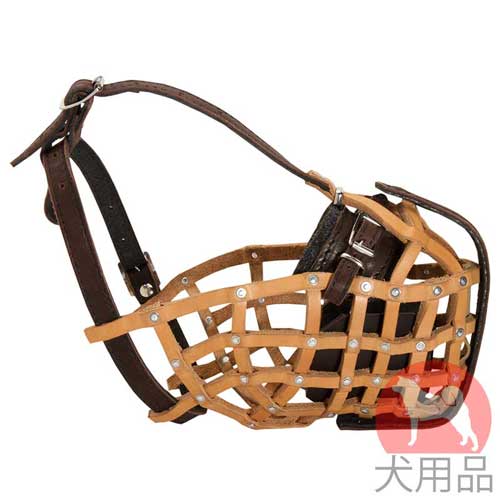 編み型警察犬用口輪