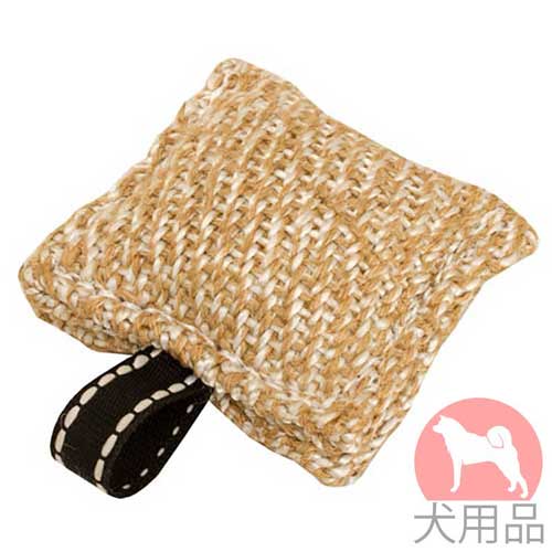 小型犬　噛むクッション(9x8.5cm)