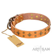 FDT Artisan Top-Flight 犬 ヌメ革首輪 FDT Artisan Top-Flight 犬 ヌメ革首輪