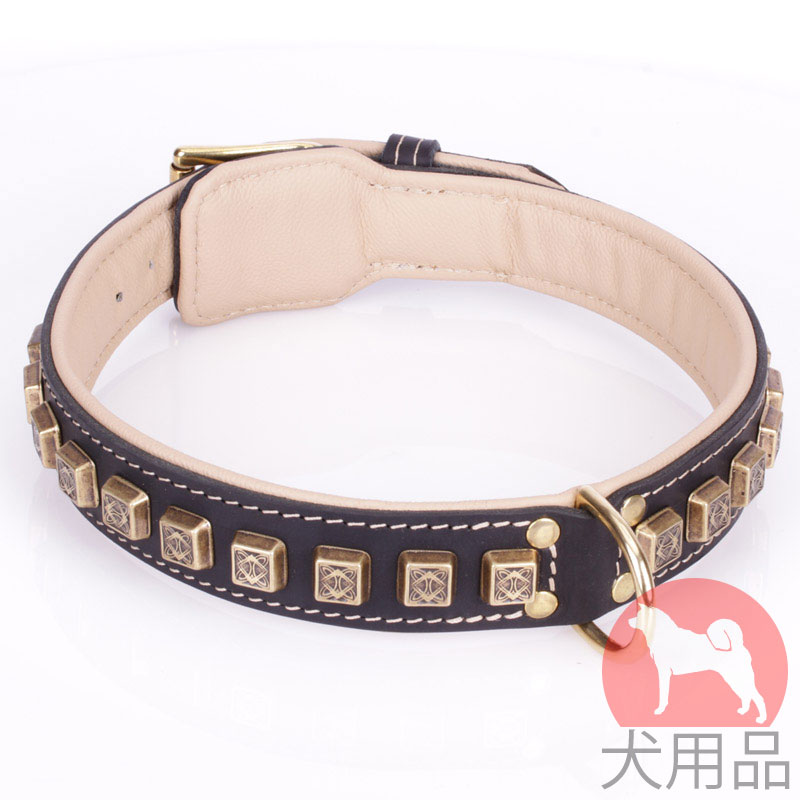 大型犬用デザインカラー かっこいい犬用品 C760 1113 Leather Collar 犬用品 犬グッズ 犬訓練用具 犬用品通販 犬用品 犬グッズ 犬訓練用具 犬用品通販