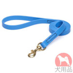 大型犬　リード　頑丈なバイオタン 製　ブルー