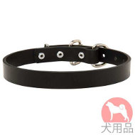 シンプル革　首輪(25mm)