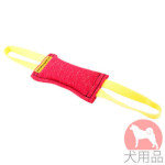 犬　おもちゃ　フレンチリネン製　二つハンドル付き